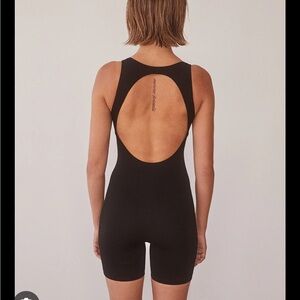 JOJA Black Open Back Jumpsuit